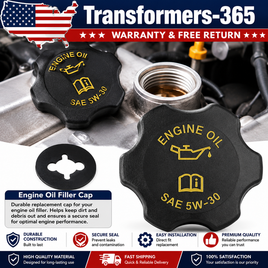 Premium Engine Oil Filler Cap – Durable Automotive Oil Tank Cover Replacement for Compatible Vehicles